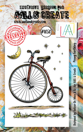 #1050 Penny Farthing - A7 Stamp Set