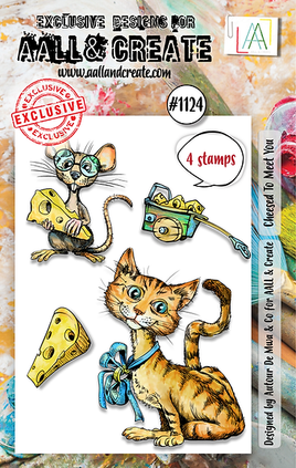 #1124 Cheesed To Meet You - A7 Stamp Set