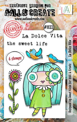 #1133 La Dolce Vita - A6 Stamp Set