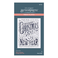 
              Merry Christmas & Happy New Year Press Plate from the BetterPress Christmas Collection
            