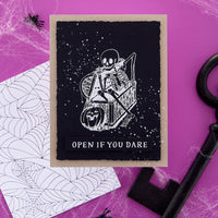 
              Open if You Dare Press Plates from the BetterPress Halloween Collection
            
