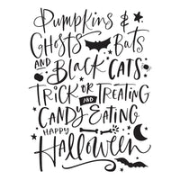 
              Pumpkin & Ghosts Background Press Plates from the BetterPress Halloween Collection
            