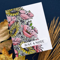 
              Sunflower Border Press Plate from the Serenade of Autumn Collection
            