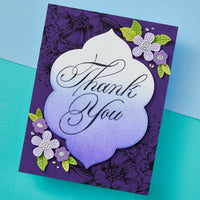 
              Copperplate Thank You Plate
            