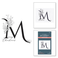 
              Floral M and Sentiment Press Plate
            