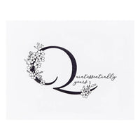 
              Floral Q and Sentiment Press Plate
            