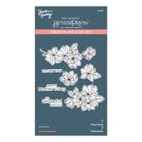 
              Spring Magnolias Press Plate and Die Set from the Spring Sampler Collection
            