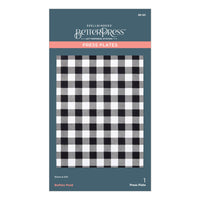 
              Buffalo Plaid Press Plate from the Cheers to You Collection
            