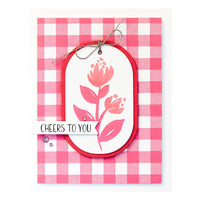 
              Buffalo Plaid Press Plate from the Cheers to You Collection
            