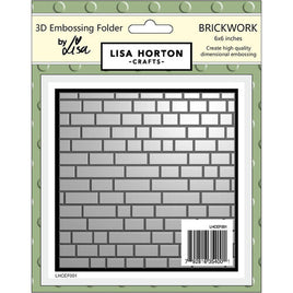 Brickwork - 6x6 Lisa Horton 3D Embossing Folder