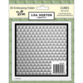 Cubes - 6x6 Lisa Horton 3D Embossing Folder