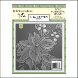 Christmas - 6x6 Lisa Horton 3D Embossing Folder with Coordinating Die