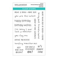 
              Monster Birthday Sentiments Clear Stamp Set
            