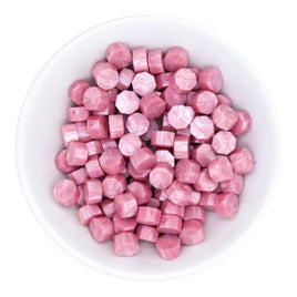 Pink Damask Wax Beads