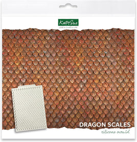 Continuous Dragon Scales Silicone Mould