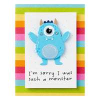 
              Monster Birthday Sentiments Clear Stamp Set
            