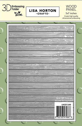 Wood Panel - 5 x 7 Lisa Horton 3D Embossing Folder