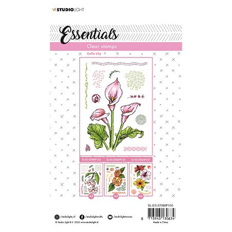 Calla Lily Essentials - Studio Light Clear Stamp Set| Stamplistic