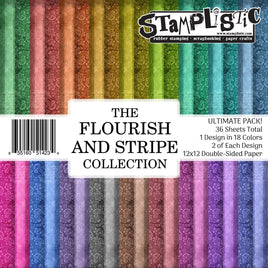 12x12 The Flourish and Stripe Collection