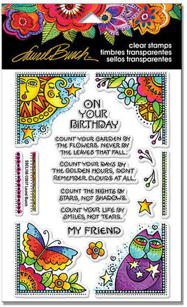 Birthday Corners Clear Stamp Sentiment