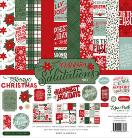 CHRISTMAS SALUTATIONS No. 2 - 12 x 12 Paper Pack