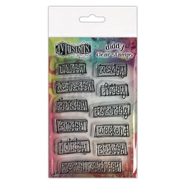 Dylusions Diddy Stamps - Ohh What A Day