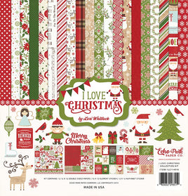 I Love Christmas 12 x 12 Paper Pack