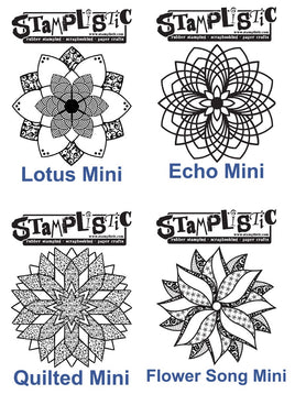 Mini Set 1 - MINI Lotus-Echo-Quilted-Flower Song