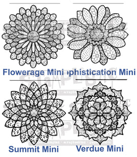 Mini Set 7 - MINI Flowerage-Sophistication-Summit-Verdue