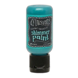 Vibrant Turquoise Shimmer Paint