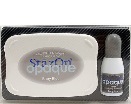 StazOn Silver Ink Pad 75 x 45 mm