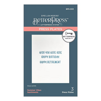 Summer Vibes Press Plates - BetterPress Society June 2024