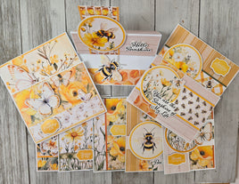 August 9, 2025 -Paper Rose Bees & Butterflies quick card kit with Ecstasy Crafts - Crafters Classroom
