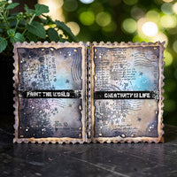 #1341 Bee Geometry - A6 Stamp Set
