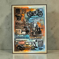 #1342 The Daily News - A6 Stamp Set