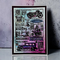#1343 Global Gazette - A6 Stamp Set