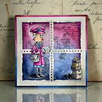 #1379 Dee Delivers - A7 Stamp Set