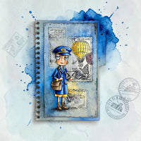 #1379 Dee Delivers - A7 Stamp Set
