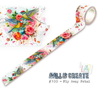#100 Fly Away Petal - Layer It Up Washi Tape