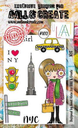#1012 NYC - A6 Stamp Set