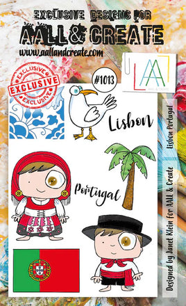 #1013 Lisbon Portugal - A6 Stamp Set