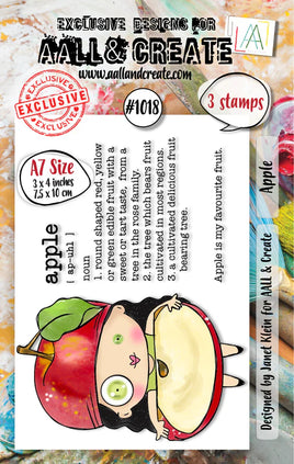 #1018 Apple - A7 Stamp Set