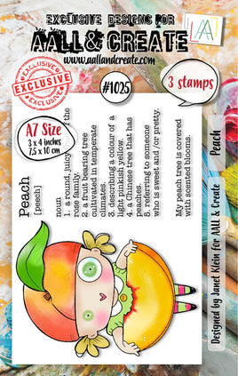 #1025 Peach - A7 Stamp Set