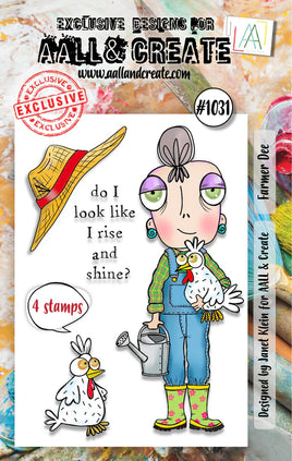 #1031 Farmer Dee - A7 Stamp Set
