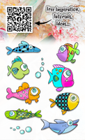 #1038 - Fish Tank - A6 Stamp Set