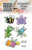 #1039 Buzzie Bugs - A7 Stamp Set