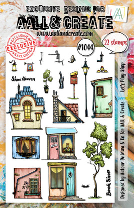 #1044 Let's Play Shop - A7 Stamp Set