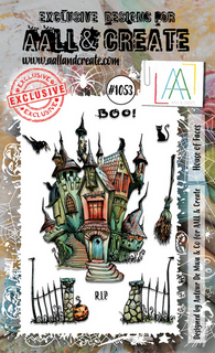 #1053 House of Faces - A6 Stamp Set