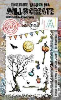 #1056 Blood Moon Oak - A6 Stamp Set