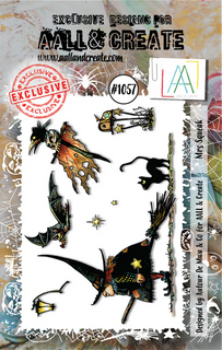 #1057 Mrs Squeak - A7 Stamp Set